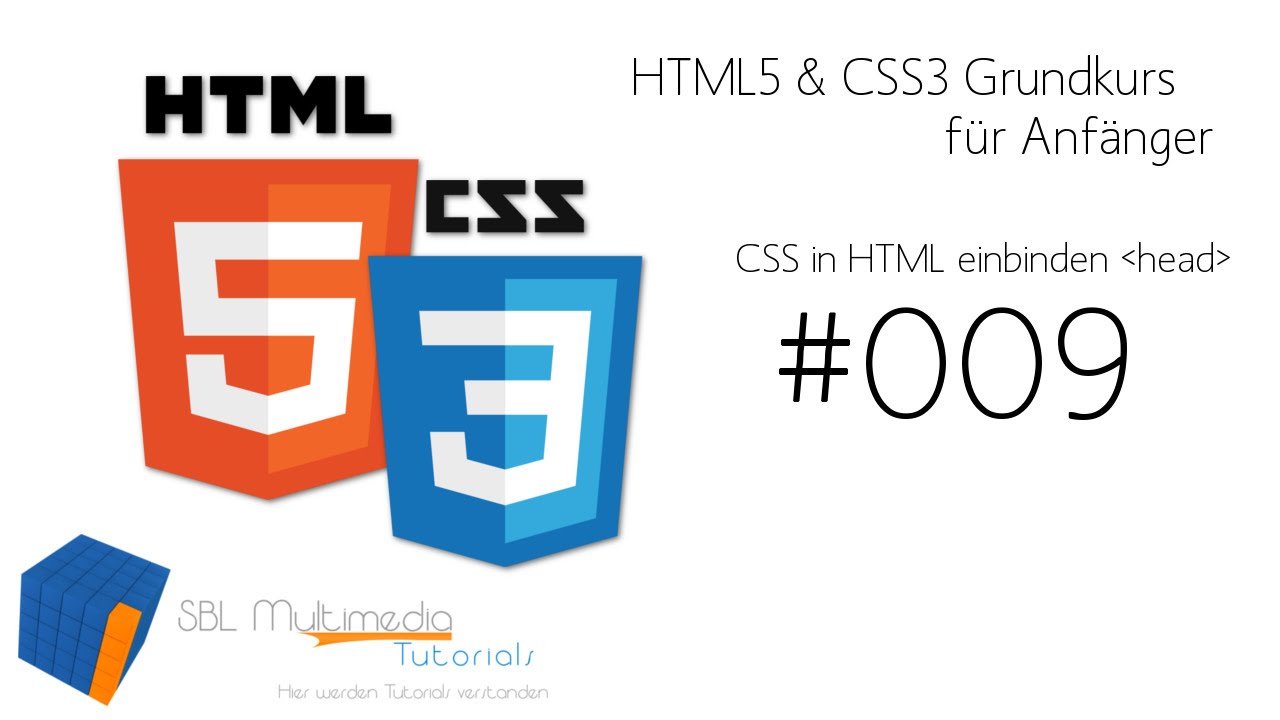 09 – CSS in HTML einbinden – Head Block – lerne.it – Lernvideos